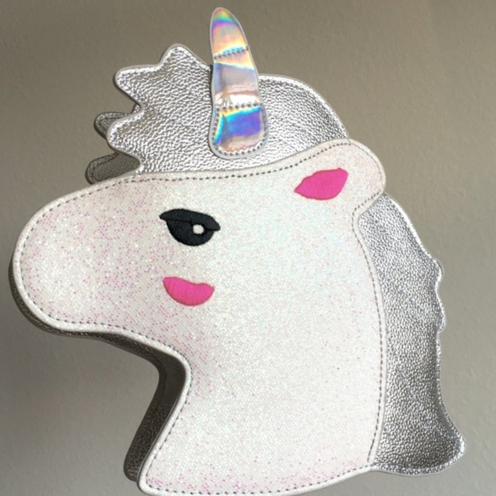 Unicorn Holo Holographic Silver Hologram Crossbody - Picture 4 of 8
